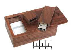 Flash USB 2.0 32Gb "Темное дерево"