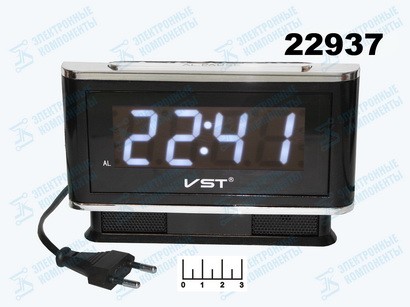Часы цифровые VST-721-4 белые