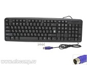 Клавиатура компьютерная PS/2 проводная Defender HB-520 черная