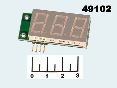 Радиоконструктор амперметр =50A светодиодный зеленый цифровой SAH0012G-50
