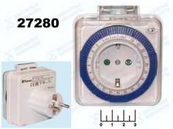 Таймер TM31 Feron суточный (шаг 15 мин) (розеточный)