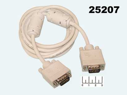 Шнур VGA 15pin-VGA 15pin 1.8м (фильтр) Gembird/Cablexpert
