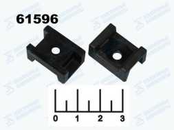 Крепеж стяжки 16*22.2мм под винт черный ПС-2