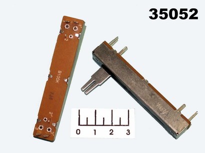 Резистор переменный 2*50 КОМ RA4530F-20-20A1-A50K (+19) ползунковый