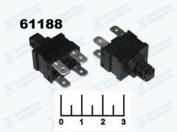 Кнопка 250/16 250V 16A с фиксацией 4 контакта для пылесоса (SC7097)