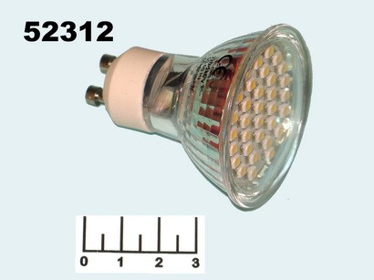 Лампа светодиодная 220V 2.5W GU10 4100K белый 33LED Gauss
