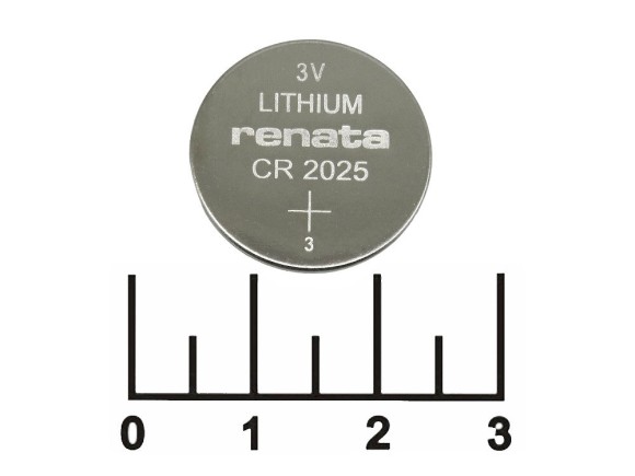 Батарейка CR2025 3V Renata Lithium