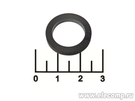 Кольцо уплотнительное резиновое 16*3*3мм черное