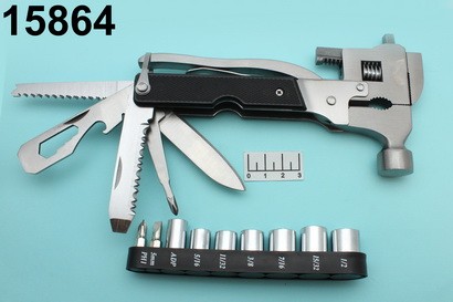 Инструмент складной 8931 (ключ разводной+молоток+плоскогубцы) (Multi Tools)