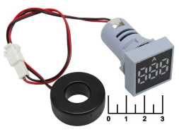 Амперметр 0-100A AD16-22FSA (220V) белый 22мм (28*28мм)