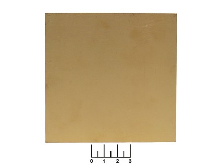 Стеклотекстолит фольгированный односторонний 100*100мм 0.5мм