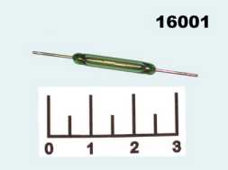 Геркон 3*21.5мм 2pin 0.5A/160V 15W МУК-1А-1