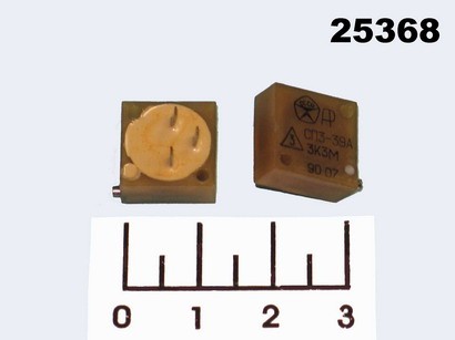 Резистор подстроечный СП3-39А 6.8 кОм (+123)