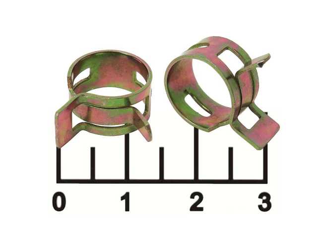 Хомут самозажимной пружинный 13мм металл плоский