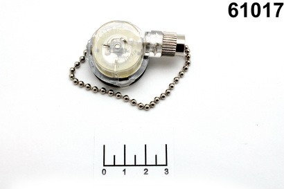 Выключатель 250/3 с цепочкой для светильника перекидной 4 контакта (JX30)