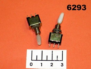 Тумблер 250/3 MTS-1 белый колпачок 3 контакта