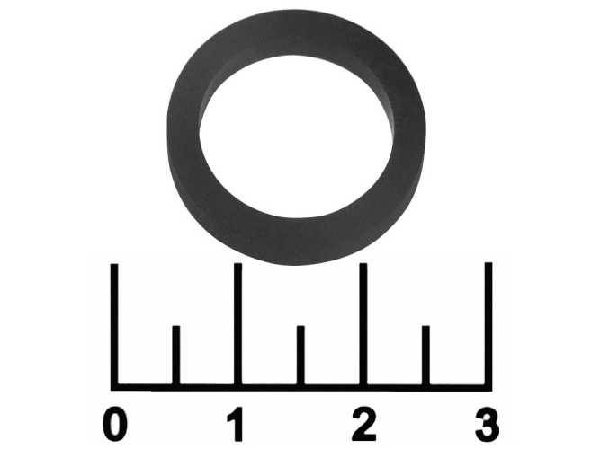 Кольцо уплотнительное резиновое 16*2.5*2.5мм черное