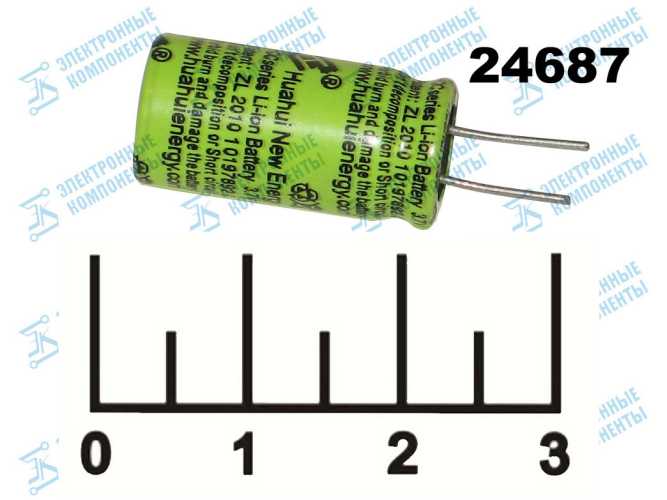 Аккумулятор 3.7V 0.09A с выводами