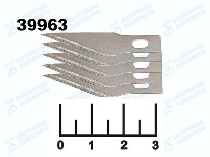 Набор лезвий для скальпель-ножа Rexant 12-4911 (5 штук)