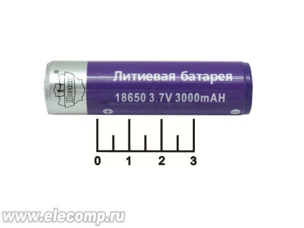 Аккумулятор 3.7V 3A 18650 YB-9 (-)