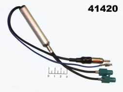 Переходник антенный автомобильный Golf 5 двойной активный