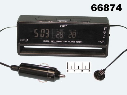 Часы цифровые VST-7010V авто с датчиком температуры