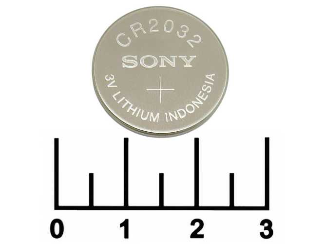 Батарейка CR2032 3V Sony Lithium