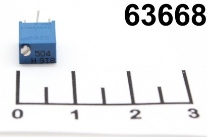 Резистор подстроечный 500 кОм 3266W-1-504 (+117)