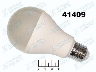 Лампа светодиодная 220V 15W E27 2700K белый теплый A65 Ecola (65*122) D7RW15ELC (1200lm)