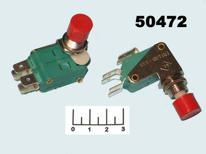 Выключатель концевой DS-448 без фиксации (KW7) красная