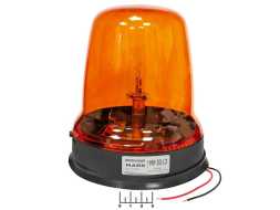 Маяк 12V оранжевый механическое крепление импульсный МИ-03-12
