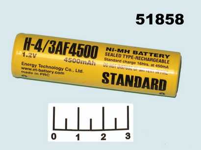 Аккумулятор 1.2V 4.5A H-4/3AF4500
