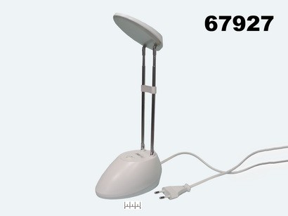 Светильник светодиодный настольный 15LED 3W 3000K белый теплый Jazzway PTL-1316 (белый)