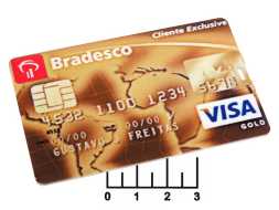 Flash USB 2.0 32Gb Bradesco "Кредитка"