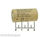 Аккумулятор 1.2V 1.3A Ni-CD/SC/HP ME-1300 Minamoto