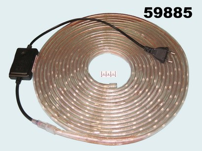Светодиодная лента 220V RGB 10м 14*7мм водонепроницаемая FS-LED30 5050 5W/1м