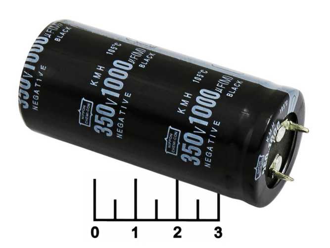 Конденсатор электролитический ECAP 1000 мкФ 350В 1000/350V 3065 105C (M)