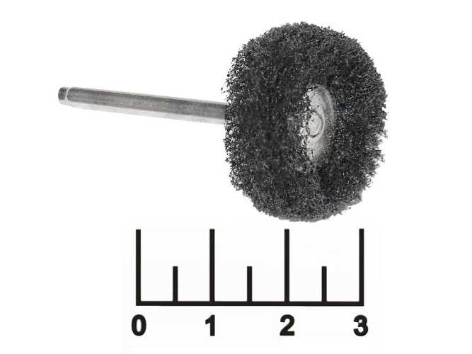 Бор для полировки 3.2мм диск черный Tasp