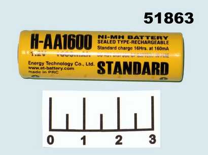 Аккумулятор 1.2V 1.6A H-AA1600 Ni-MH