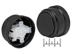 Выключатель 1-клавишный накладной (ретро) черный Bylectrika (A1 10-2201)