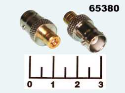 Переходник SMB гнездо gold/BNC гнездо