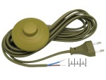 Шнур с ножным выключателем для торшеров 3.5м TDM (бронза)