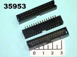 Разъем 30pin штекер на плату шаг 2.54мм BH-30