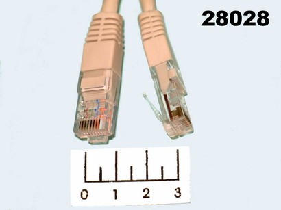 Шнур 8P8C-8P8C (RJ-45) 1м Cablexper (патч-корд) (UTP)
