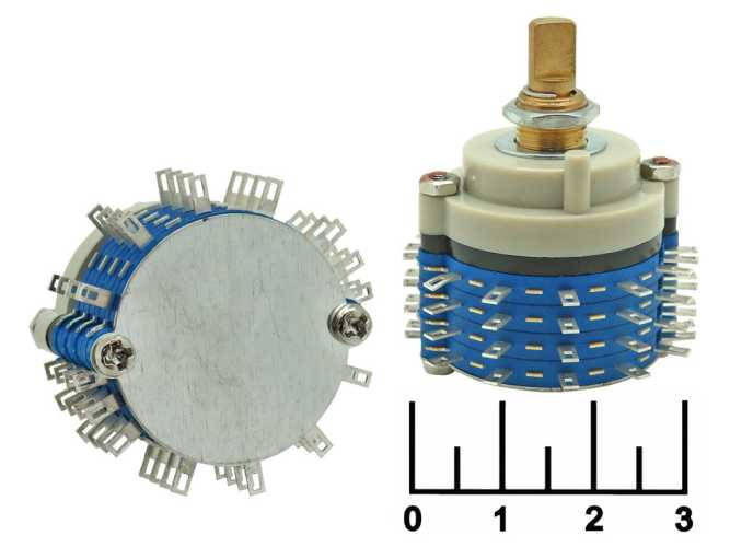 Переключатель галетный RCL371-4-8-6 6 положений 4 полюса