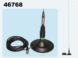 Антенна к радиостанции автомобильная 27 MHz MDI ML-145/145S на магните
