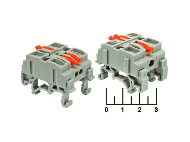 Клеммник на DIN-рейку 1/2 CMK 6412-R (KV223)