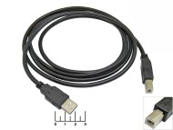 Шнур USB-USB B 1.8м Defender (черный)
