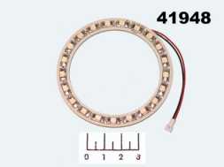 LED Angel Eyes 7см 12V красный 1210 21 светодиод