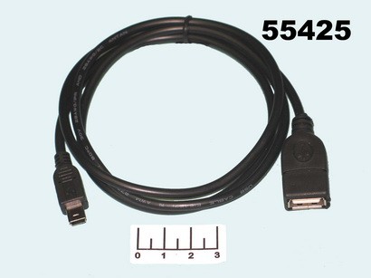 ШНУР MINI USB 5PIN-USB A ГНЕЗДО ESPADA